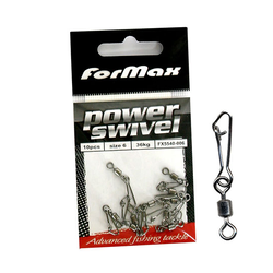 ROLLING SWIVEL WHOOK SNAP 10pcs VEL.10, FX5540-010