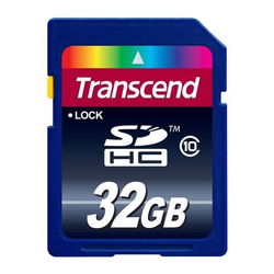 SECURE DIGITAL CARD 32GB TRANSCEND TS32GSDHC10