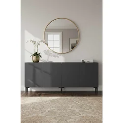 Hanah Home komoda Didema 180, 180 cm, antracit