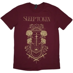Sleep Token Majica Damocles Maroon Red XL