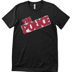 The Police Majica Distressed Logo Unisex Black S