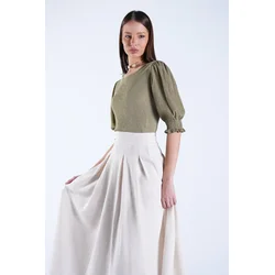 Trend Alacati Stili Ženska bluza Alc-X15096, Kaki