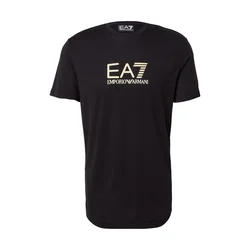 EA7 Emporio Armani Majica črna/bela