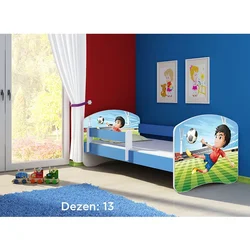Deciji krevet ACMA II 160x80 + dusek 6 cm BLUE13