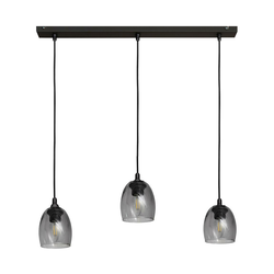 Luster na sajli BRILLANT 3xE27/15W/230V siva