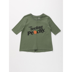 FOX Majica za devojčice Peach zelena