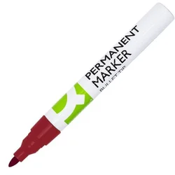 permanentni marker Q-Connect, okrogel, rdeč
