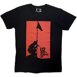 U2 Blood Red Sky Carbon Black L Majica