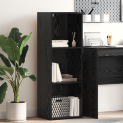 Polica Crni hrast 40 x 30 x 114 cm Konstruirano drvo