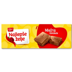 COKOLADA MLECNA NAJLEPSE ZELJE 250G