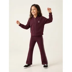 Sinsay - Bomber bluza sa viskozom Active - burgundy
