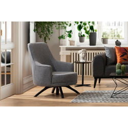 ATELIER DEL SOFA Fotelja Kapri Light Grey