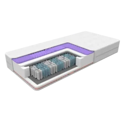 SleepCollective VZMETNICA - MEMORY ULTIMATE PREMIUM MASSAGE SLEEPER 24 070 x 190 cm Srebrna Nit