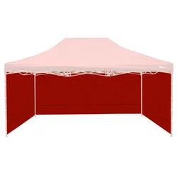 Aga Stranice za prodajni kiosk 3x4,5m Rdeča