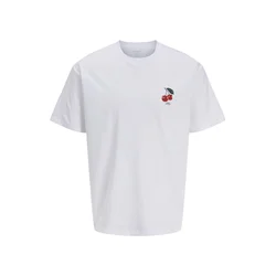 JACK & JONES Majica JORMARKET temno zelena / krvavo rdeča / bela