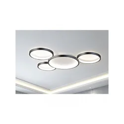 HOME LIGHT Vesta 372 LED plafonjera 50W crna OUTLET