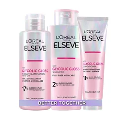 LOreal Paris Elseve Glycolic Gloss Set za kosu