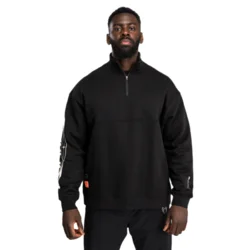 Venum Sweatshirt Eclipse Half-Zip, Black/Ivory - M