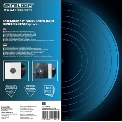 Reloop Premium 12 Ovitek 50 White