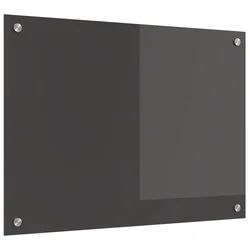 Kuhinjski zid Tamno siva 70 x 50 cm Staklo otporno na udarce