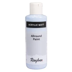 Rayher. Akrilna barva, nežno modra, 80ml