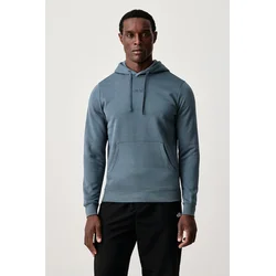 Puma pulover s kapuco moški z bombažem Essentials