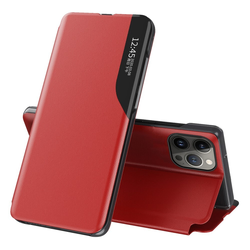Etui Edge View za iPhone 16 Pro Max - rdeč