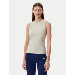 adidas Top Essentials Linear JC5790 Bež Slim Fit