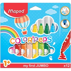 Otroški flomastri Maped ColorPeps Jumbo - 12 barv