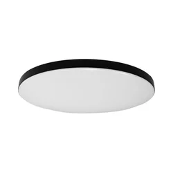 LED prigušiva stropna lampa SIENA LED/80W/230V 3000-6000K prečnik 75cm crna+DO