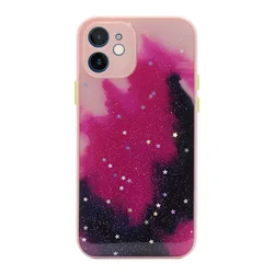 Maska Galaxy za iPhone 12 mini, Crno-pink