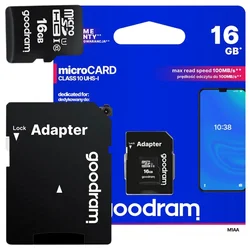 Goodram M1AA-0160R12 MicroSDHC kartica 16 GB, Class 10 UHS-I