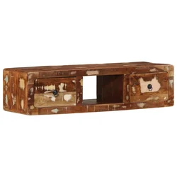 Zidni TV ormarić 100x32x25 cm Obrađeno puno drvo