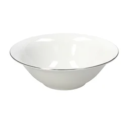 Tognana Činija za salatu Madison Platinum Band, 23 cm, Bela