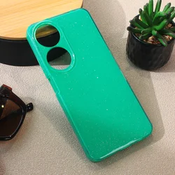 Maska za mobilni telefon Honor X7b SPARKLE DUST, Zelena