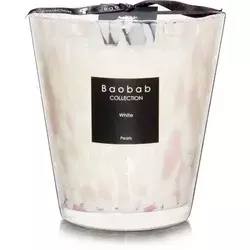 Baobab White Pearls dišeča sveča  16 cm
