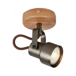 Brilo - LED spot svetiljka TAHUN 1xGU10/5W/230V 3000K braon