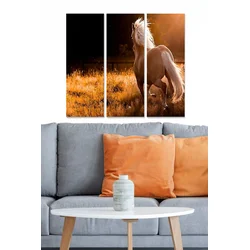 Zidna slika MDFFTR1017, 70x50 cm, 3 dijela