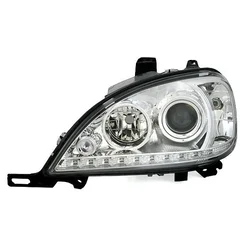 OEM Kristalni LED farovi Mercedes ML W163 (1998-2001), Hrom