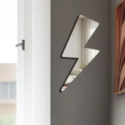 Wallity Ogledalo Ozgl504, 29x60 cm, Srebrne boje