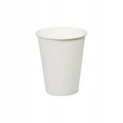 BELI PAPIRNATI LONČKI 180 ML 100 KOSOV ZA VROČE NAPITKE KAVO ČAJ