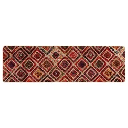 Vidaxl Preproga runner MARSA večbarvno 50 x 200 cm Poliester in PVC