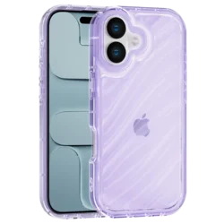 Aurora Wave maska za iPhone 17 - ljubičasta