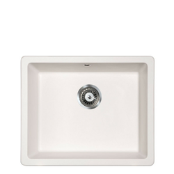 Metalac X Quadro U50 Podgradna sudopera, Bela, fi 90, 570×470 mm