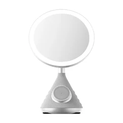 Pointuch Bluetooth zvučnik, 5W+ Ogledalo makeup + Bezicni punjac MagSafe SY-W02243, 15W, Sivi