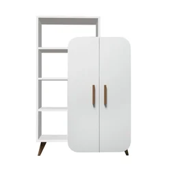 Hanah Home Form White Polica za knjige 90x132x32cm, Bela