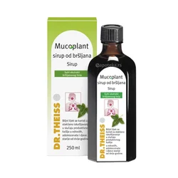 DR.THEISS Sirup za produktivni kašalj Mucoplant, Bršljan, 250ml