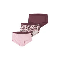 NAME IT Spodnjice bež / roza / merlot
