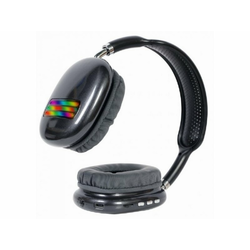 GEMBIRD BHP-LED-02-BK Bluetooth stereo Slušalice sa mikrofonom Bt V5.0 400mAh/32Ohm, 2h Li-ion Crne