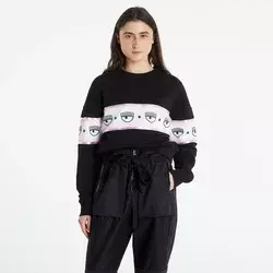 Chiara Ferragni Ženski duks 72CBIT05CFT02-899, Crni